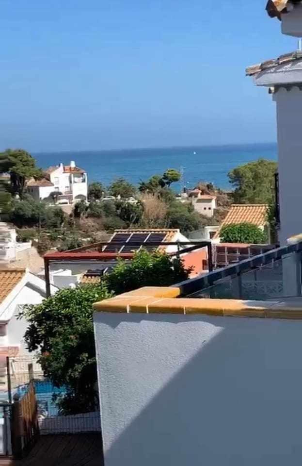 La Villa Escondida 1 Precioso Estudio Vista Al Mar Málaga Esterno foto